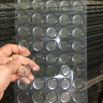 100pcs  Round Transparent/Flash Clear Epoxy Adhesive Circles Bottle Cap Stickers Resin Patch Dots Bottle Caps Crafting DIY