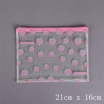 Cactus Strawberry unicorn PVC file bag pencil case file folder documents filling bag office school suppllies stationery bag