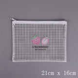 Cactus Strawberry unicorn PVC file bag pencil case file folder documents filling bag office school suppllies stationery bag