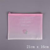 Cactus Strawberry unicorn PVC file bag pencil case file folder documents filling bag office school suppllies stationery bag