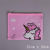 Cactus Strawberry unicorn PVC file bag pencil case file folder documents filling bag office school suppllies stationery bag