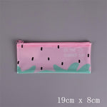 Cactus Strawberry unicorn PVC file bag pencil case file folder documents filling bag office school suppllies stationery bag