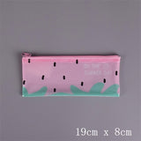 Cactus Strawberry unicorn PVC file bag pencil case file folder documents filling bag office school suppllies stationery bag