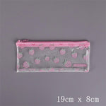 Cactus Strawberry unicorn PVC file bag pencil case file folder documents filling bag office school suppllies stationery bag