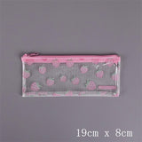 Cactus Strawberry unicorn PVC file bag pencil case file folder documents filling bag office school suppllies stationery bag
