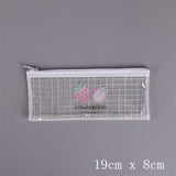 Cactus Strawberry unicorn PVC file bag pencil case file folder documents filling bag office school suppllies stationery bag