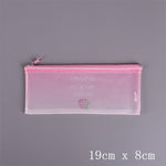 Cactus Strawberry unicorn PVC file bag pencil case file folder documents filling bag office school suppllies stationery bag