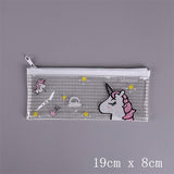 Cactus Strawberry unicorn PVC file bag pencil case file folder documents filling bag office school suppllies stationery bag