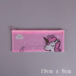 Cactus Strawberry unicorn PVC file bag pencil case file folder documents filling bag office school suppllies stationery bag