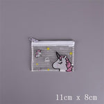 Cactus Strawberry unicorn PVC file bag pencil case file folder documents filling bag office school suppllies stationery bag