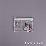 Cactus Strawberry unicorn PVC file bag pencil case file folder documents filling bag office school suppllies stationery bag