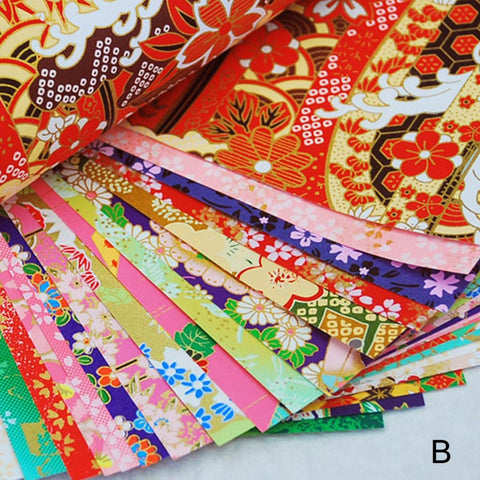 Handmade Materials  Gold Lines Paper Crane Gift Packaging Materials Origami Paper  Flower  Square Scrapbook Papers