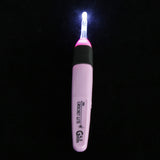 2.5MM-6.5MM Led Light Up Crochet Hook Knitting Needles Weave Sewing Accessories 9 colors available Sewing Needles