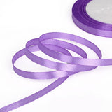 25 Yards 7mm width Satin Ribbon for DIY Bow Craft Decor Wedding Festival Party Decoration Gift Wrapping Scrapbooking Supplies