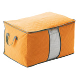 Portable and durable cloth container storage bag non-woven bed bag storage bag bamboo clothing bedding storage bag student