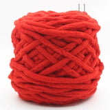 NEW 100G 1 ply Soft milk cotton polyester blended yarn Chunky chenille hand Knitting Crochet baby yarn knit hat scarf slippers