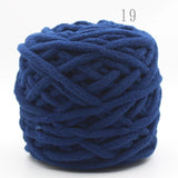 NEW 100G 1 ply Soft milk cotton polyester blended yarn Chunky chenille hand Knitting Crochet baby yarn knit hat scarf slippers