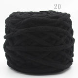 NEW 100G 1 ply Soft milk cotton polyester blended yarn Chunky chenille hand Knitting Crochet baby yarn knit hat scarf slippers