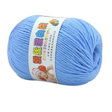 Soft Natural Smooth Baby Cashmere Silk Wool Hand Knitting Crochet Yarn Ball Sewing Wool Gift Wool Blended Yarn for DIY Sweater