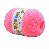 Soft Natural Smooth Baby Cashmere Silk Wool Hand Knitting Crochet Yarn Ball Sewing Wool Gift Wool Blended Yarn for DIY Sweater