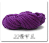 ZENGIA Super Bulky Arm Knitting Wool Roving Knitted Blanket Chunky Wool Yarn Super Thick Yarn For Knitting/Crochet/Carpet/Hats