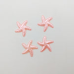 100pcs Hot Sell Starfish Beads Half Beads Diy Crafts Supplies Make Findings Handmade Brads Crafts For  Cloth Accessories 19mm