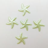 100pcs Hot Sell Starfish Beads Half Beads Diy Crafts Supplies Make Findings Handmade Brads Crafts For  Cloth Accessories 19mm