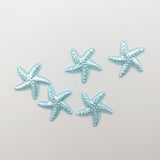 100pcs Hot Sell Starfish Beads Half Beads Diy Crafts Supplies Make Findings Handmade Brads Crafts For  Cloth Accessories 19mm