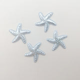 100pcs Hot Sell Starfish Beads Half Beads Diy Crafts Supplies Make Findings Handmade Brads Crafts For  Cloth Accessories 19mm