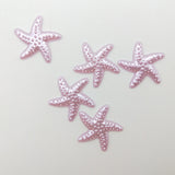 100pcs Hot Sell Starfish Beads Half Beads Diy Crafts Supplies Make Findings Handmade Brads Crafts For  Cloth Accessories 19mm