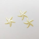 100pcs Hot Sell Starfish Beads Half Beads Diy Crafts Supplies Make Findings Handmade Brads Crafts For  Cloth Accessories 19mm