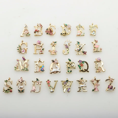 Cute 26-Letter Craft Decorative Alloy Sewing Accessories For Clothing DIY Handmade Scrapbook Craft Decorative