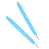 2 Pcs/Set Quilling Paper Origami Plastic Quilling Needle Slotted Tools DIY Handcraft Handmade Paper Crafts Tool Accessories