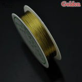 0.3mm 1 Roll Sturdy Alloy plated special copper wire craft for DIY Craft beads jewelry making,beading Wire