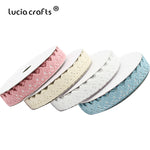 2yards/lot 15mm Pink,Blue,White,Ivory Adhesive Tape Cotton Fabric Lace Tape Sticker DIY Scrapbooking Crafts I1007