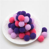 Pompom 8mm 10mm 15mm 20mm 25mm 30mm Soft Pompones Fluffy Plush Crafts DIY Pom Poms Ball Furball Home Decor Sewing Supplies 20g