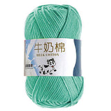 50g/ball 100% Ring Spun Cotton Soft Wool Yarn 5 Ropes Combed Baby Milk Cotton Yarn for Knitting Hand Knitted Blanket Cowls Socks