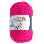 50g/ball 100% Ring Spun Cotton Soft Wool Yarn 5 Ropes Combed Baby Milk Cotton Yarn for Knitting Hand Knitted Blanket Cowls Socks