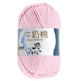 50g/ball 100% Ring Spun Cotton Soft Wool Yarn 5 Ropes Combed Baby Milk Cotton Yarn for Knitting Hand Knitted Blanket Cowls Socks