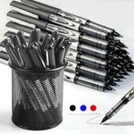 Big Capacity High Quality Gel Pen Liquid Ink Ball Pen Writing Black Blue Red for Office School Supplies Kids Staionery Pens