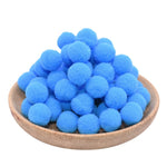 100Pcs 10/15/20/25mm Mini Fluffy Soft Pom Poms Pompoms Ball Handmade Kids Toys Wedding Decor DIY Sewing Craft Supplies