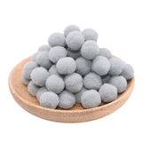 100Pcs 10/15/20/25mm Mini Fluffy Soft Pom Poms Pompoms Ball Handmade Kids Toys Wedding Decor DIY Sewing Craft Supplies