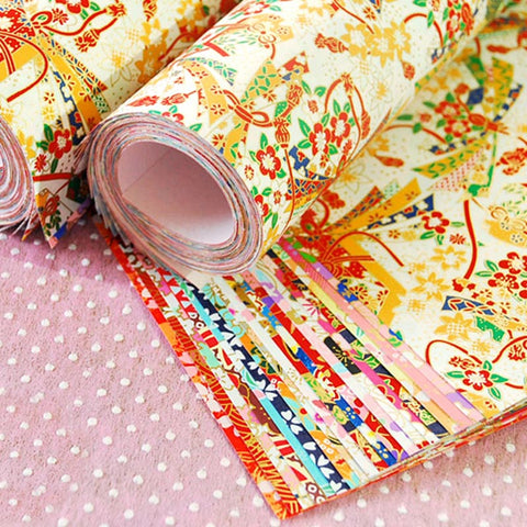 Exquisite Printed Gift Wrapping Paper Birthday Gift DIY Packaging Origami Cutting Material