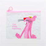 Kawaii Leopard Unicorn Transparent Pencil Case Cosmetic Bag School Office Supplies Document Bag File Folder Stationery Organizer