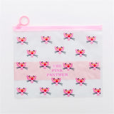 Kawaii Leopard Unicorn Transparent Pencil Case Cosmetic Bag School Office Supplies Document Bag File Folder Stationery Organizer