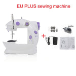 Electric Mini Sewing Machine  Home Hand Machine To Sew Speed Adjustment  Light Handheld Sewing Machine maquina de costura coser