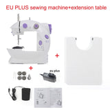 Electric Mini Sewing Machine  Home Hand Machine To Sew Speed Adjustment  Light Handheld Sewing Machine maquina de costura coser