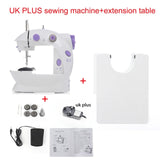 Electric Mini Sewing Machine  Home Hand Machine To Sew Speed Adjustment  Light Handheld Sewing Machine maquina de costura coser