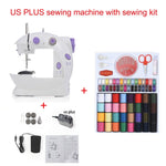 Electric Mini Sewing Machine  Home Hand Machine To Sew Speed Adjustment  Light Handheld Sewing Machine maquina de costura coser