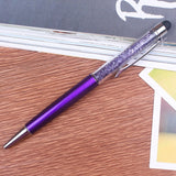 23 Color Crystal Ballpoint Pen Creative Pilot Stylus Touch Pen for Writing Stationery Office & School Pen Ballpen ink Black blue